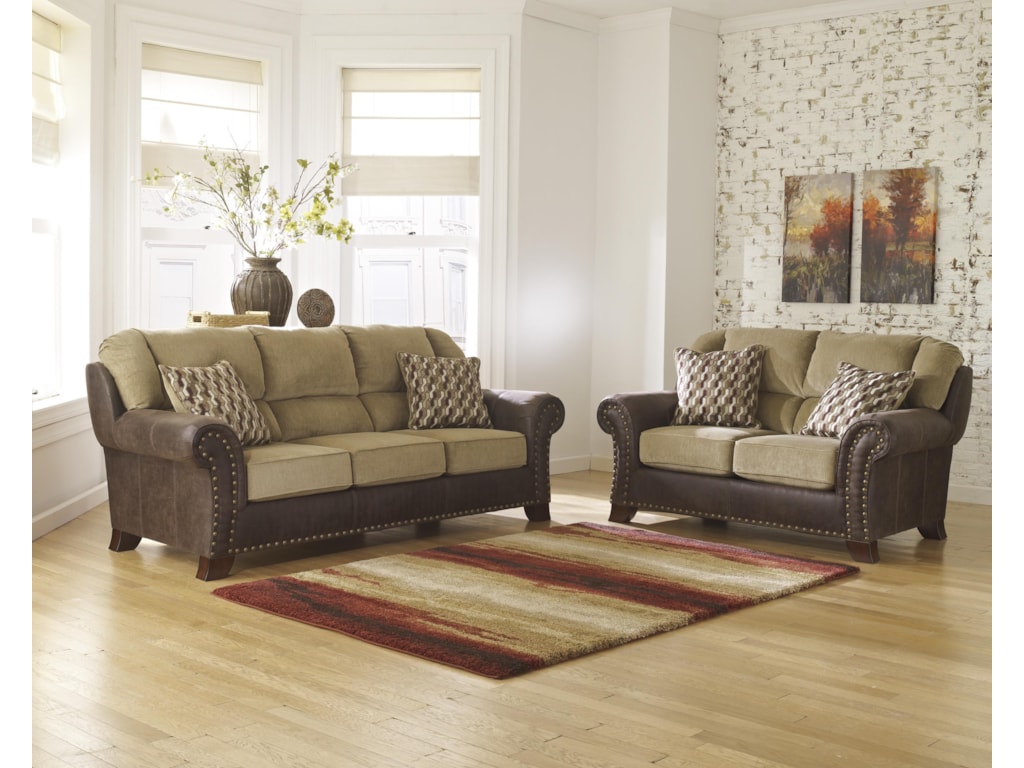 benchcraft vandive stationary living room group sam levitz
