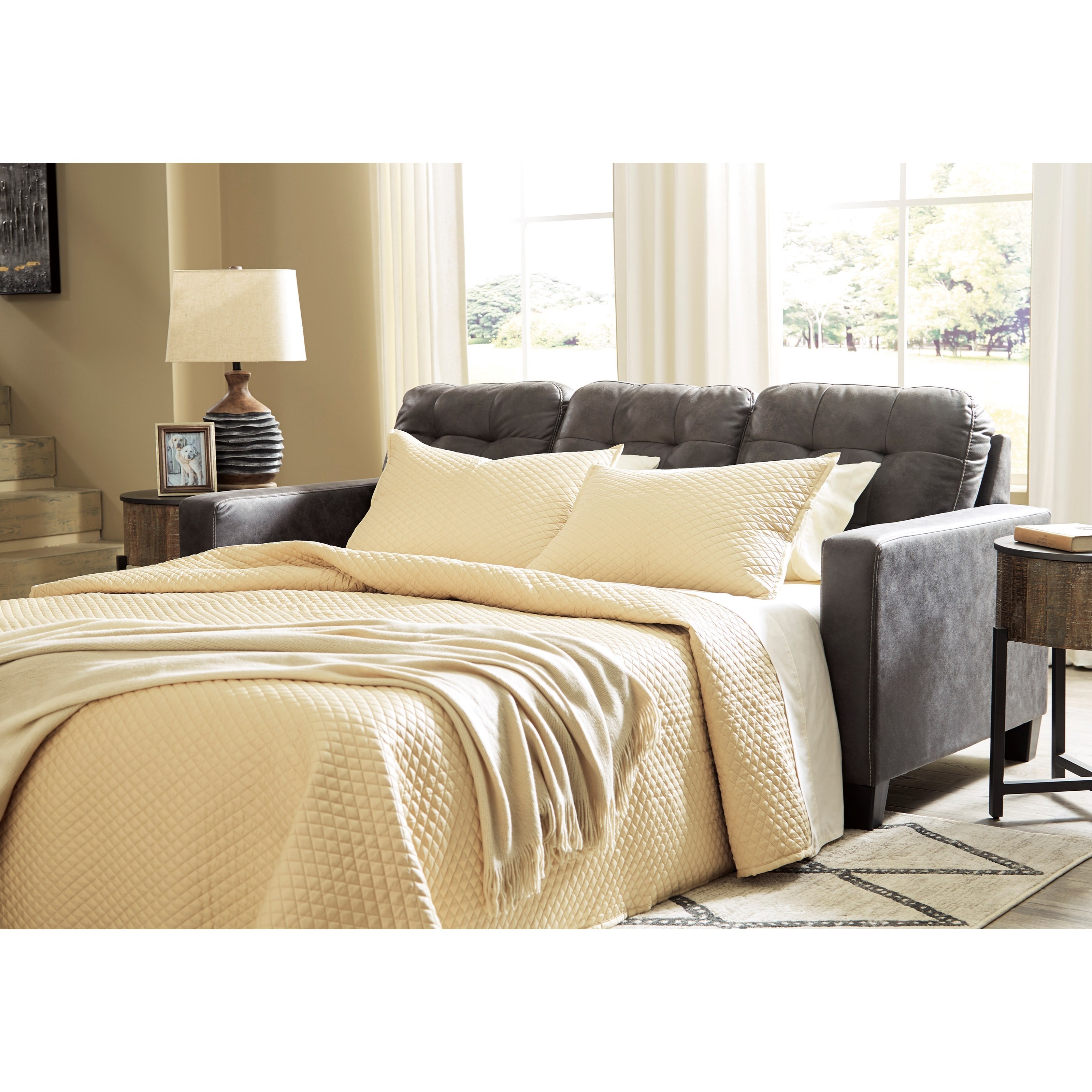 Benchcraft Venaldi 9150168 Contemporary Queen Sleeper Sofa With