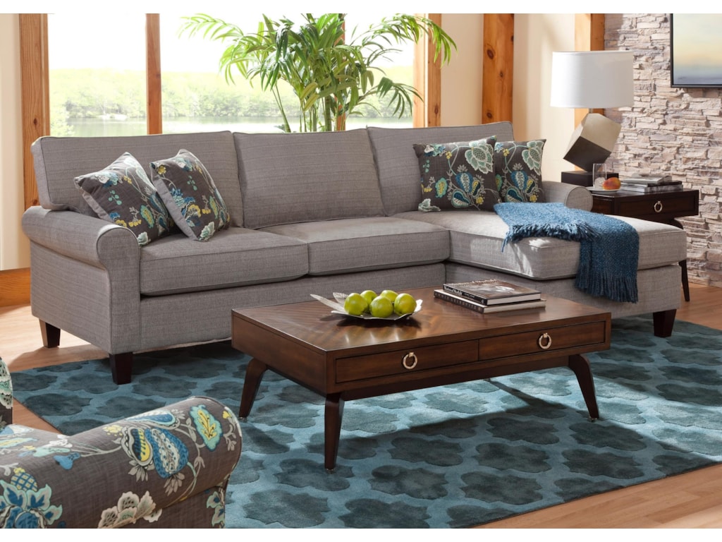 Belfort Essentials Columbia Heights Chaise Sectional Sofa Belfort Essentials Columbia Heights Chaise Sectional Sofa