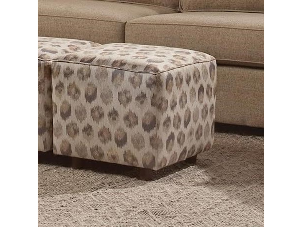 Belfort Essentials Eliot Cube Ottoman Furniture Ottomans Belfort Essentials Eliot Cube Ottoman