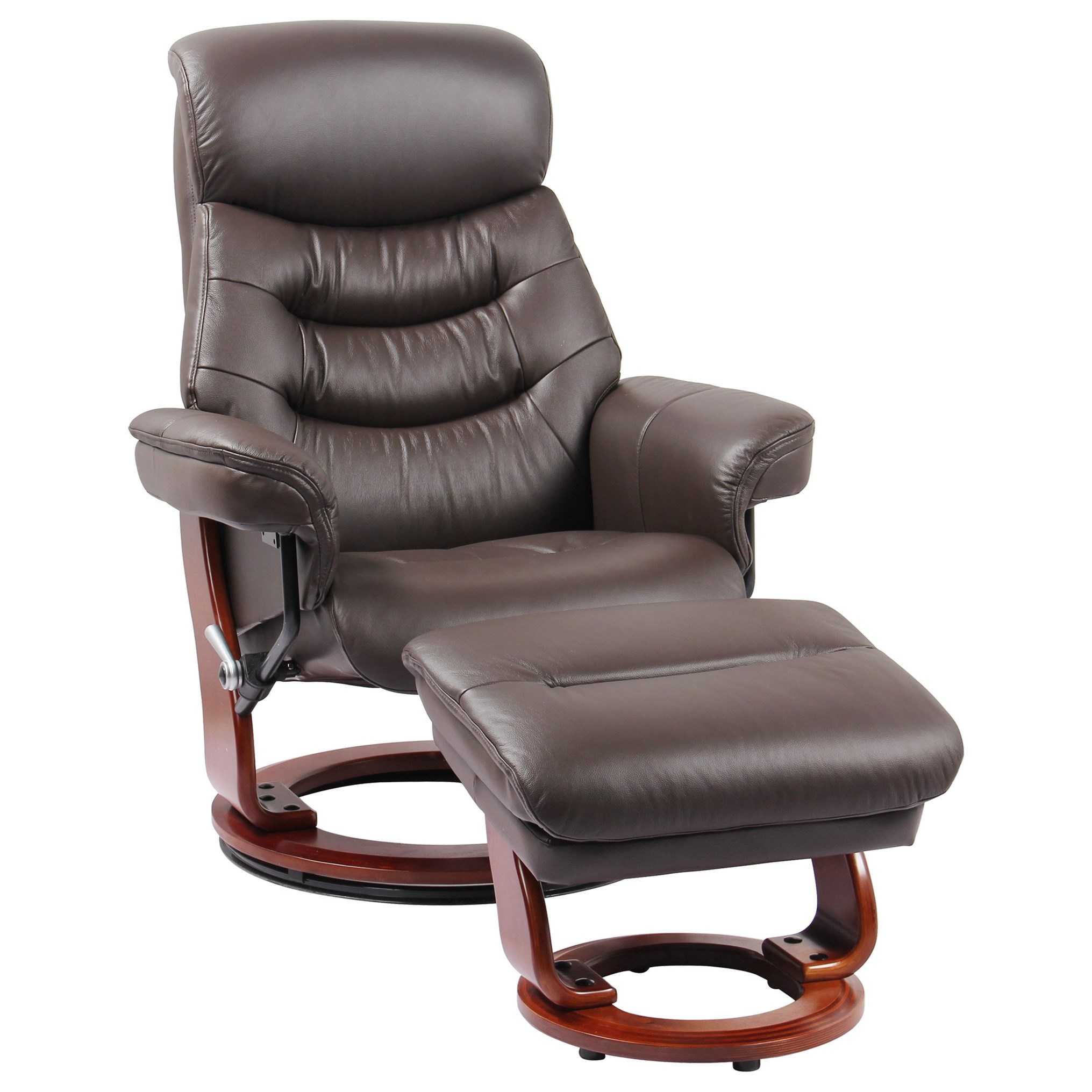 Benchmaster Happy Reclining Chair And Ottoman And Adjustable