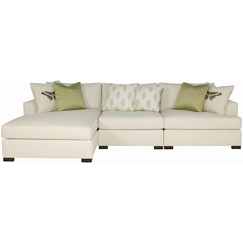 Bernhardt Adriana Sectional Sofa With Chaise Lounger Stuckey Bernhardt Adriana Sectional Sofa With Chaise Lounger