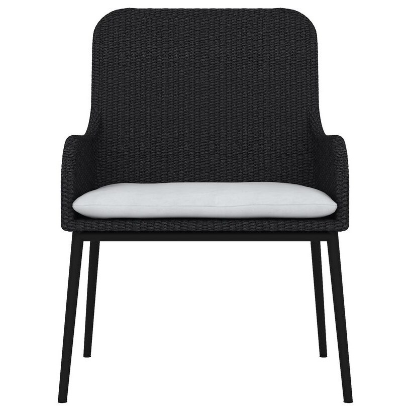 Bernhardt Exteriors Antilles Modern Outdoor Indoor Rope Arm Chair Wayside Furniture Outdoor Dining Arm Chairs