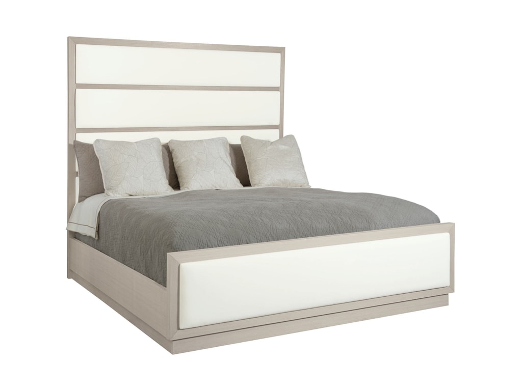 Bernhardt AxiomQueen Upholstered Panel Bed