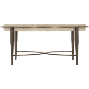 Bernhardt Barclay Metal Round Cocktail Table With Stone Top Belfort Furniture Cocktail Coffee Tables