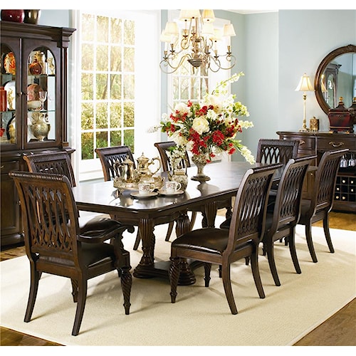 bernhardt belmont double pedestal dining table and 8 dining chairs bernhardt belmont double pedestal dining table and 8 dining chairs