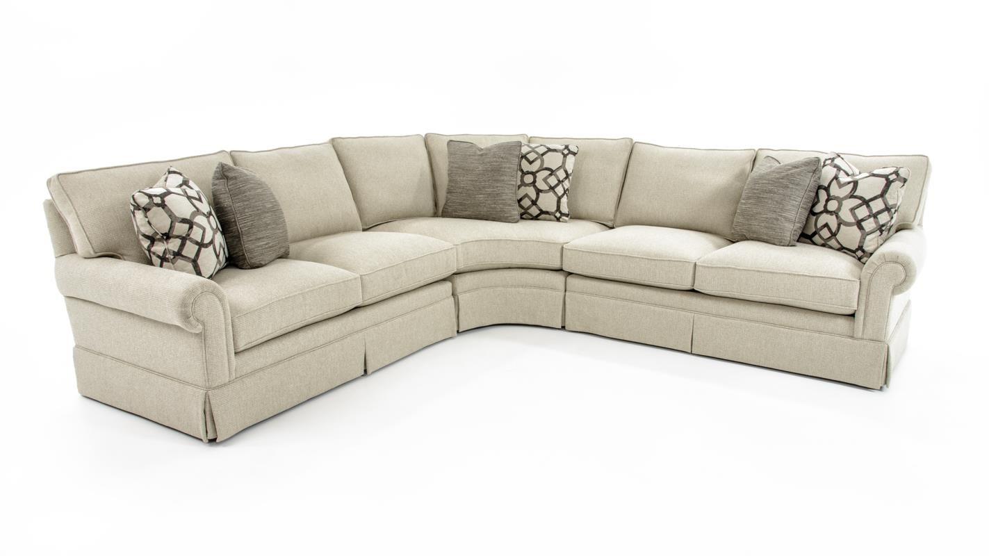 Bernhardt Signature Seating Signature Sectional Customizable Four Piece Sectional Sofa With Rolled Arms Baer S Furniture Sofa Sectional