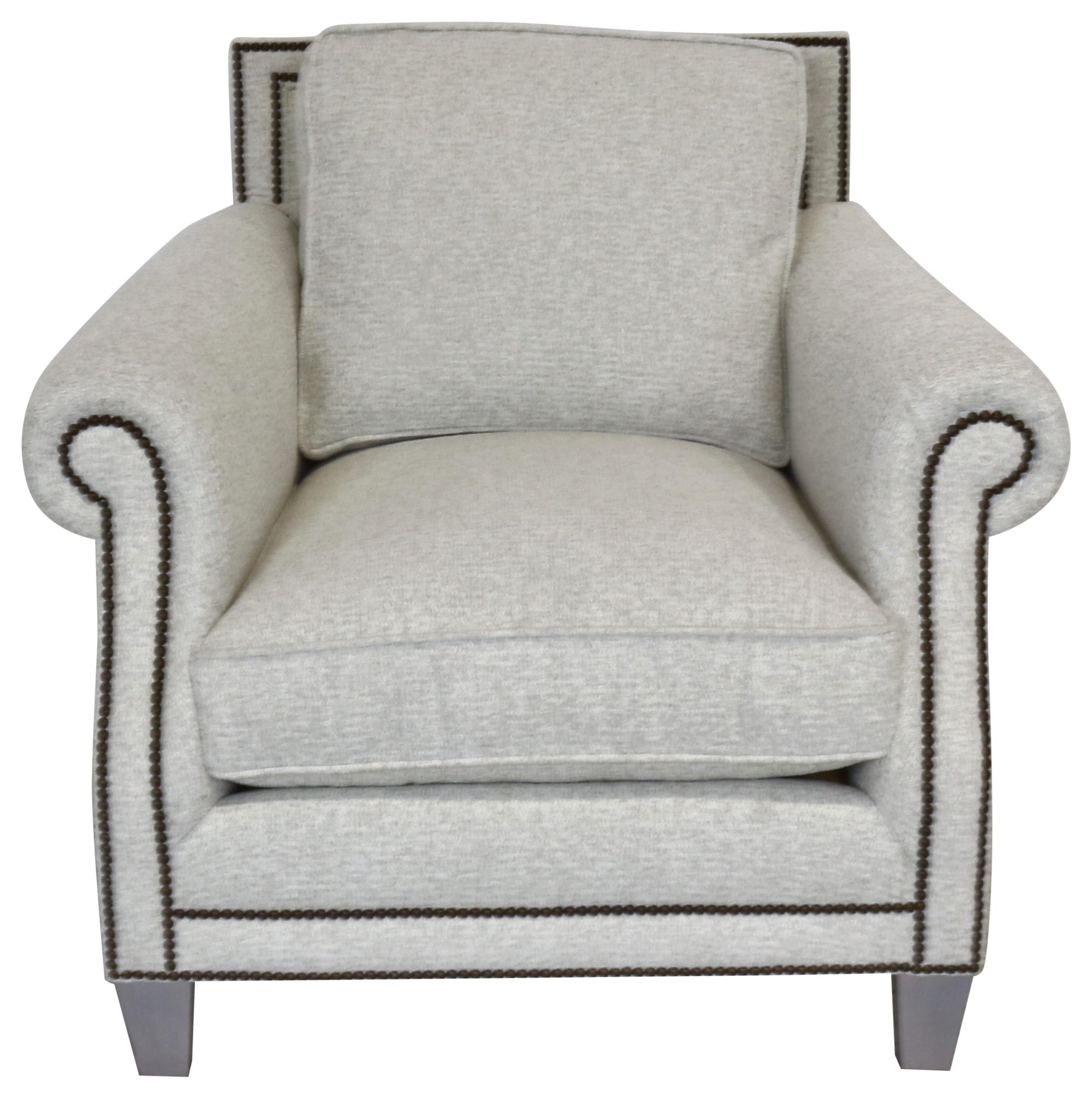 Bernhardt Brie Chair and Ottoman