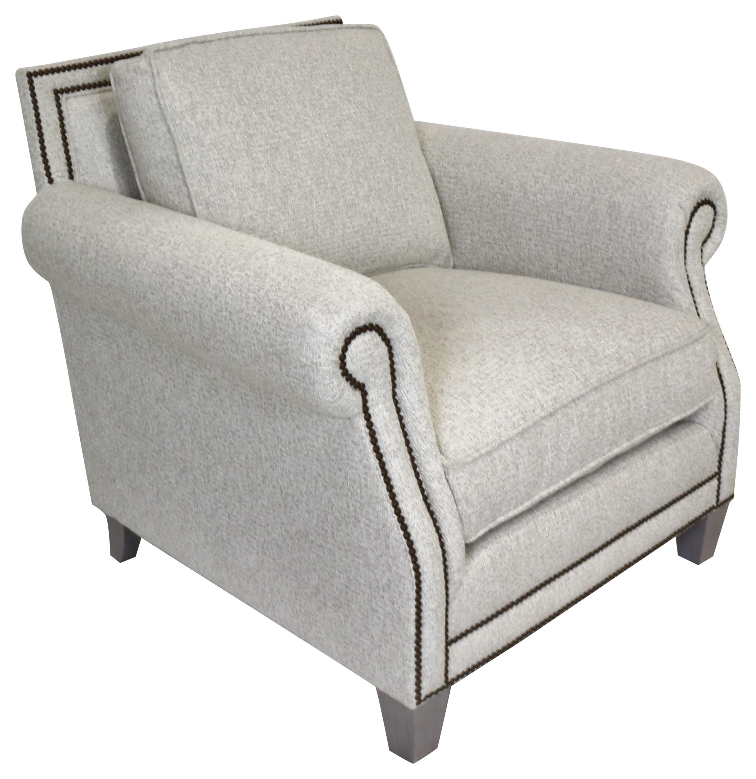Bernhardt Brie Chair and Ottoman