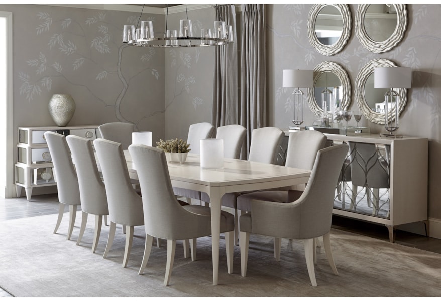 Bernhardt Calista Transitional 11 Piece Table And Chair Set Bernhardt Calista Transitional 11 Piece