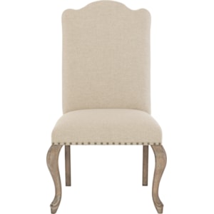Bernhardt Campania Upholstered Side Chair With Nailhead Trim Belfort Furniture Dining Side Chairs