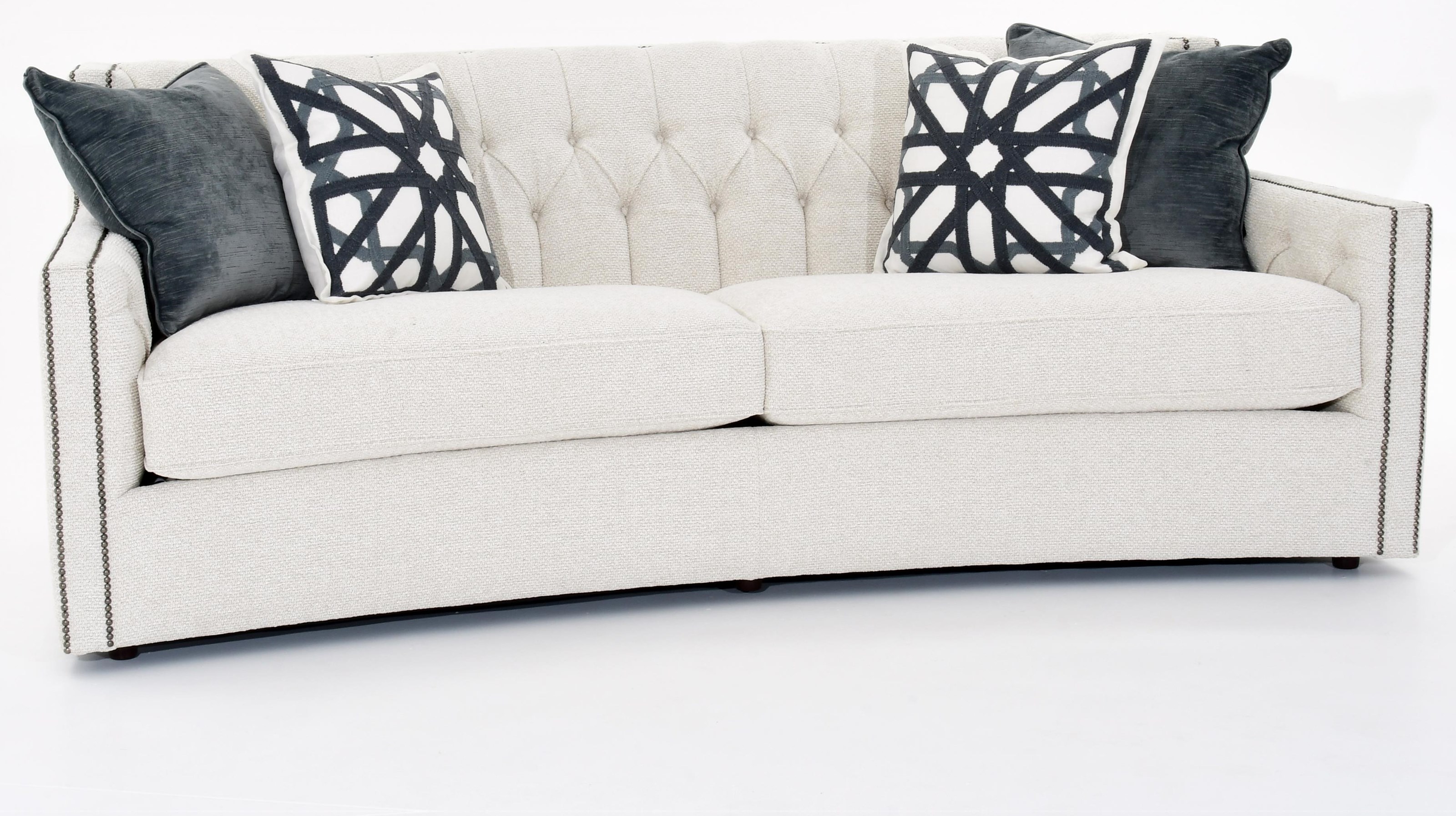 Bernhardt Candace B7276 Sofa With Nailhead Trim Baer S Furniture