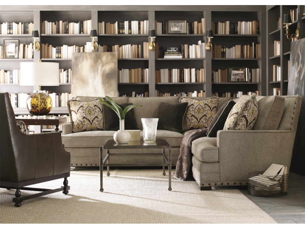Bernhardt Cantor B3842 B3893 Sectional Sofa Dunk Bright