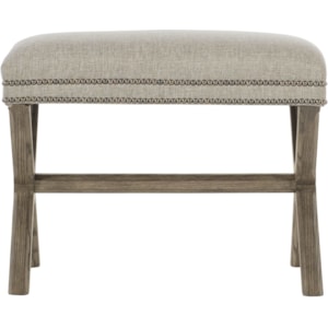Bernhardt Canyon Ridge Transitional Bench With Nailhead Trim