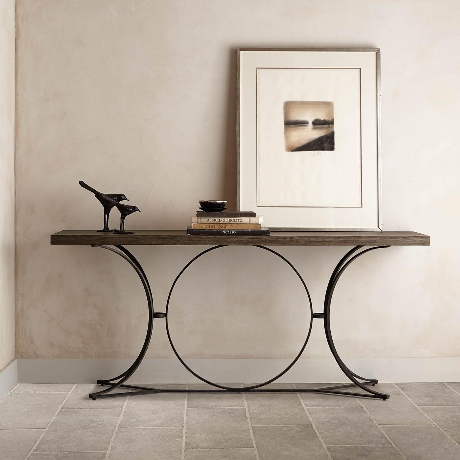 metal console table