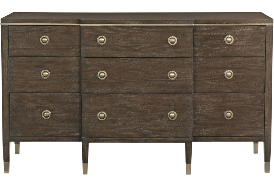Bernhardt Clarendon 377 050 Nine Drawer Breakfront Dresser Dunk