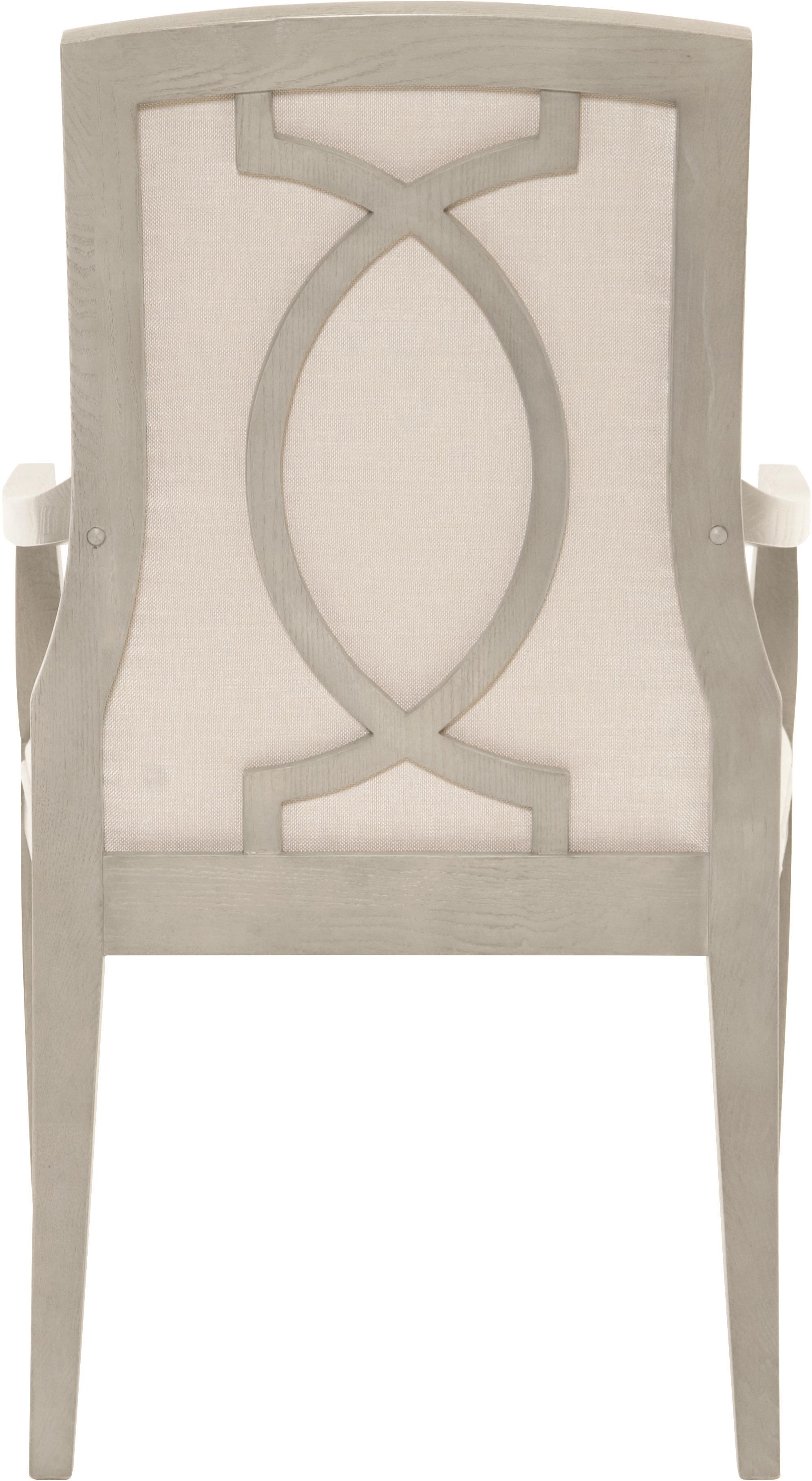 Bernhardt Criteria Upholstered Arm Chair With Exposed Splat Belfort Furniture Dining Arm Chairs