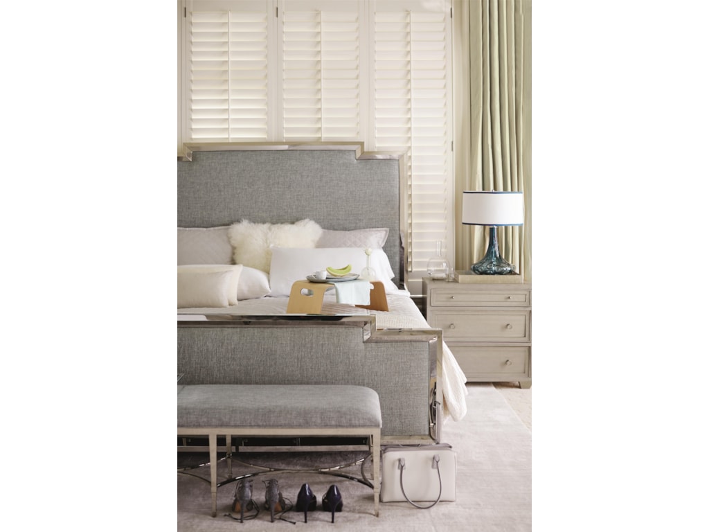 Bernhardt CriteriaCalifornia King Metal Upholstered Panel Bed