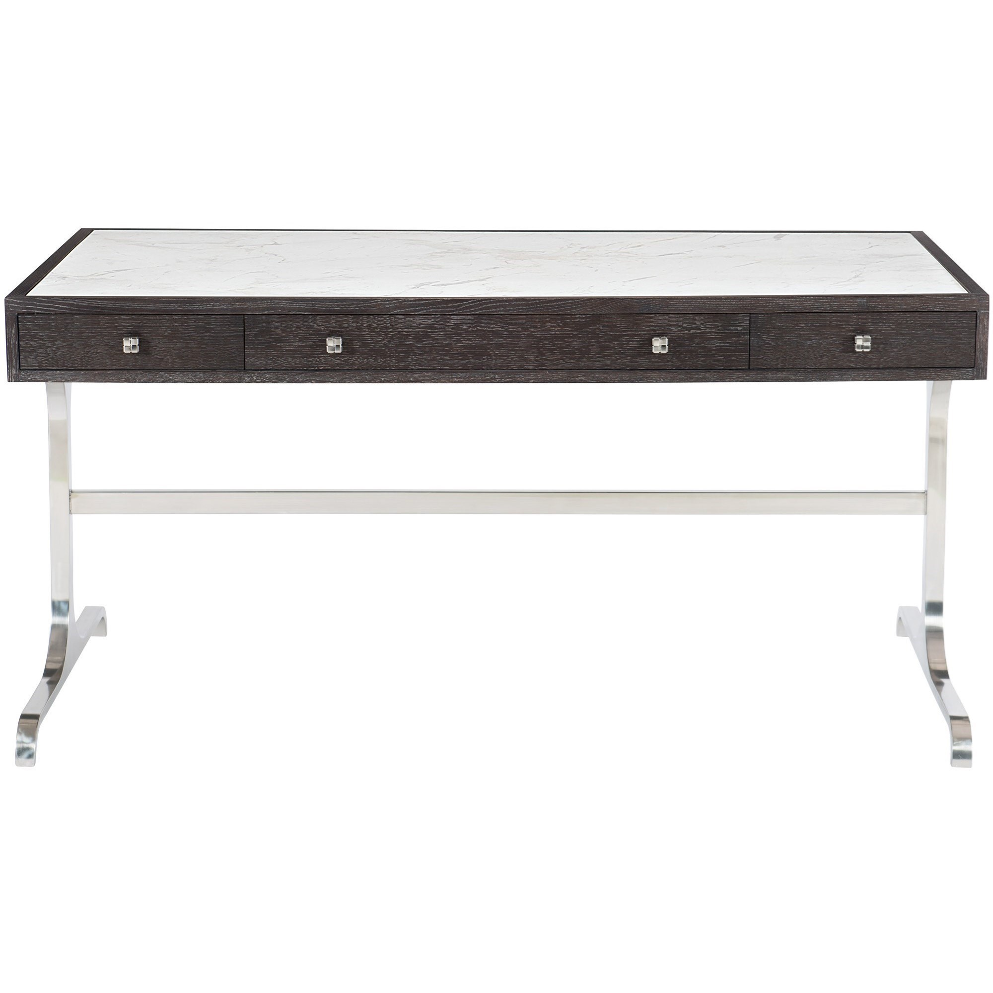 Bernhardt Decorage 3 Drawer Desk With Laminated Marble Top