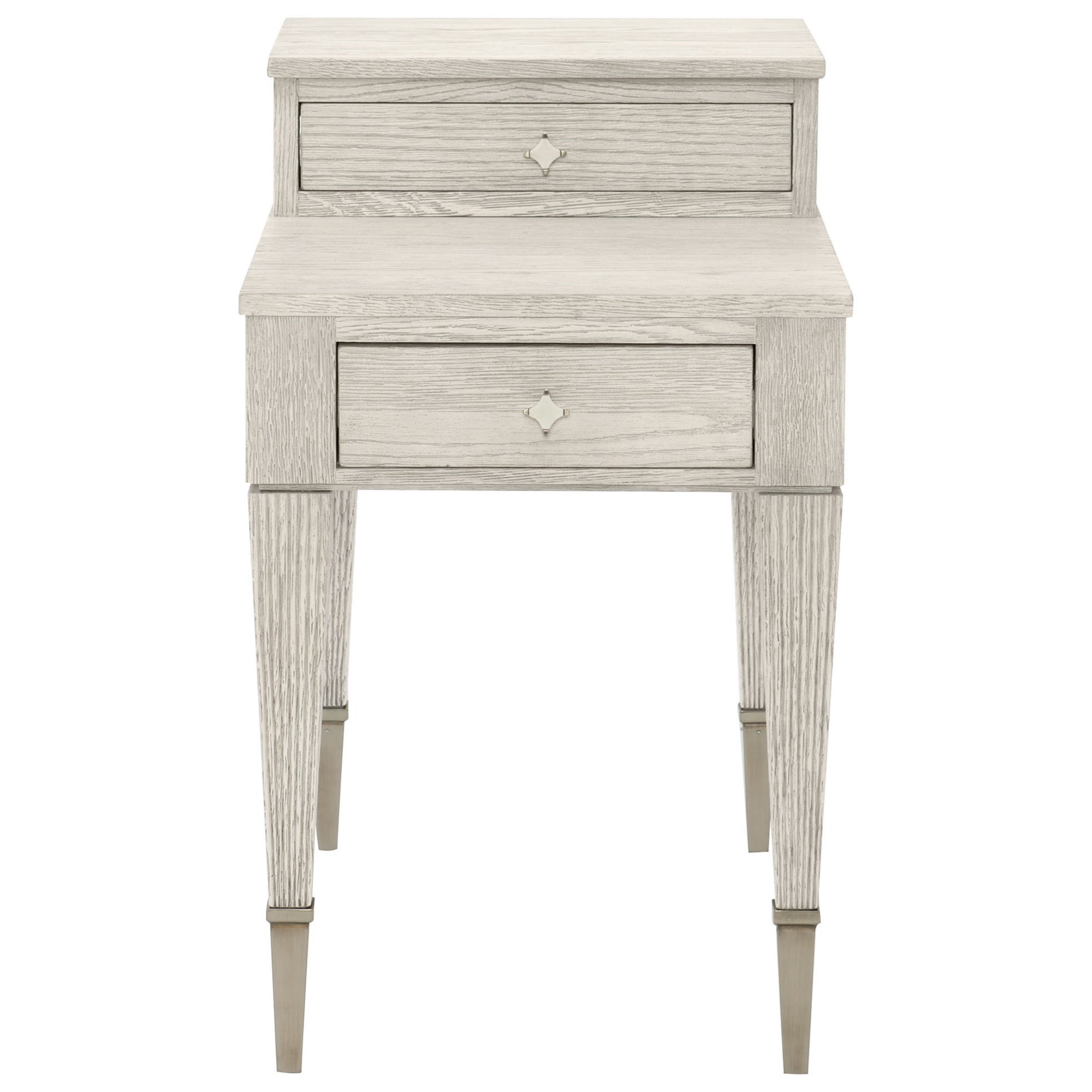Bernhardt Domaine Blanc 374 121 Transitional End Table With 2
