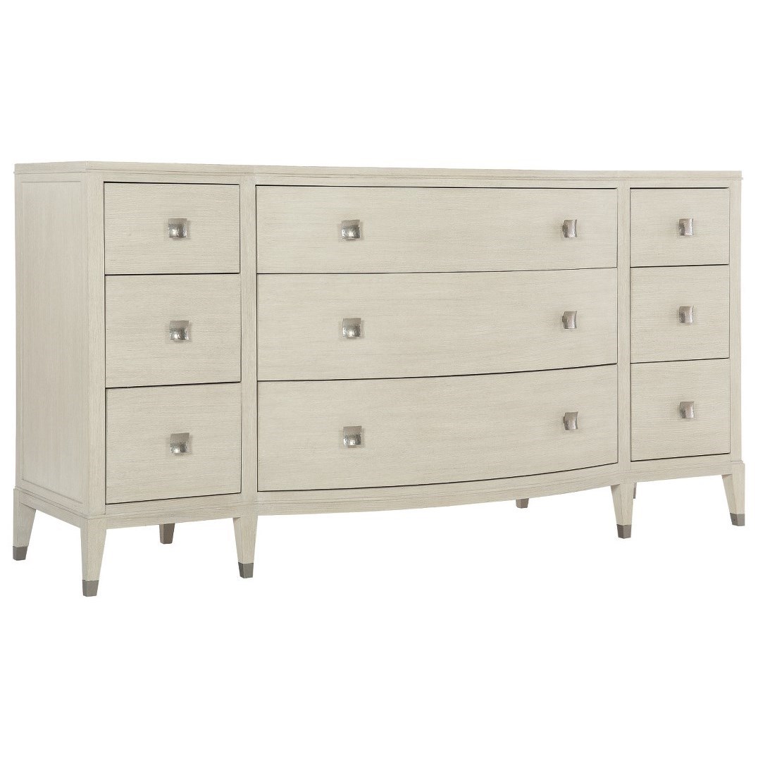 Bernhardt East Hampton Transitional 9 Drawer Dresser With Bowed
