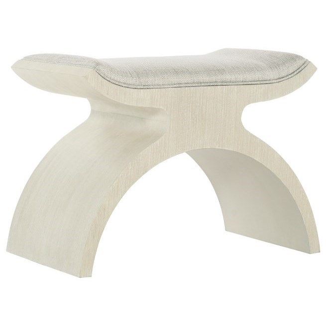 Bernhardt East Hampton Customizable Transitional Bench With Upholstered Seat Wayside Furniture Bench