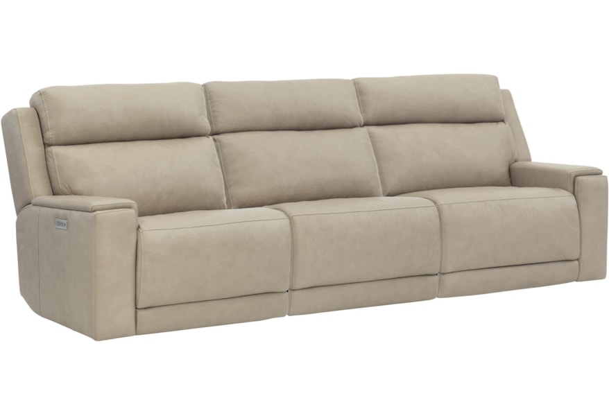 Bernhardt Emerson Contemporary Power Motion Sofa With Power Tilt Headrests And USB Charging Ports | Belfort Furniture | Reclining Sofas