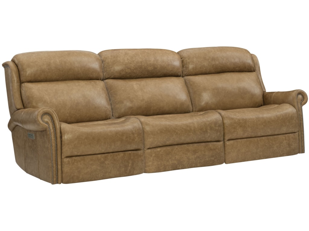 Bernhardt Evan 5807r Traditional Reclining Sofa With