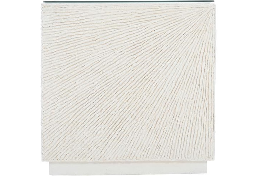 Bernhardt Exteriors Tenerife Contemporary Coco Twig Cube End Table Belfort Furniture Outdoor End Tables