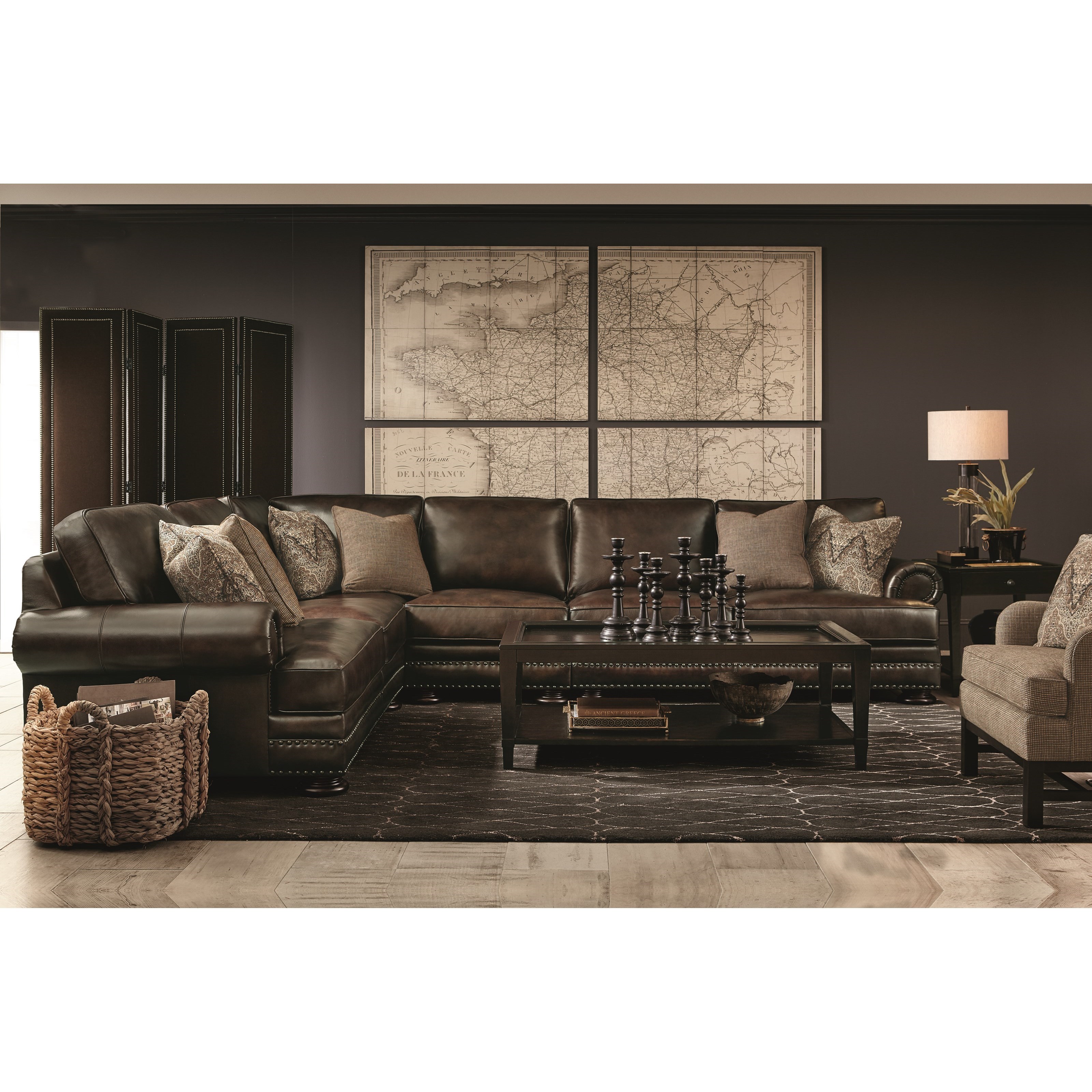 Bernhardt Foster Transitional 4 Piece Sectional Sheely S