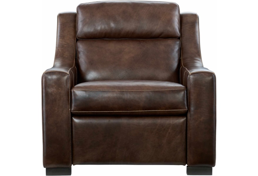 Bernhardt Germain Transitional Power Motion Chair With Power Headrest And Usb Port Sprintz Furniture High Leg Recliners