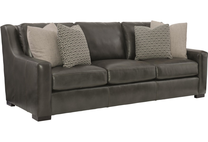 Bernhardt Germain Contemporary Sofa With Spring Down Cushions Darvin Furniture Sofas