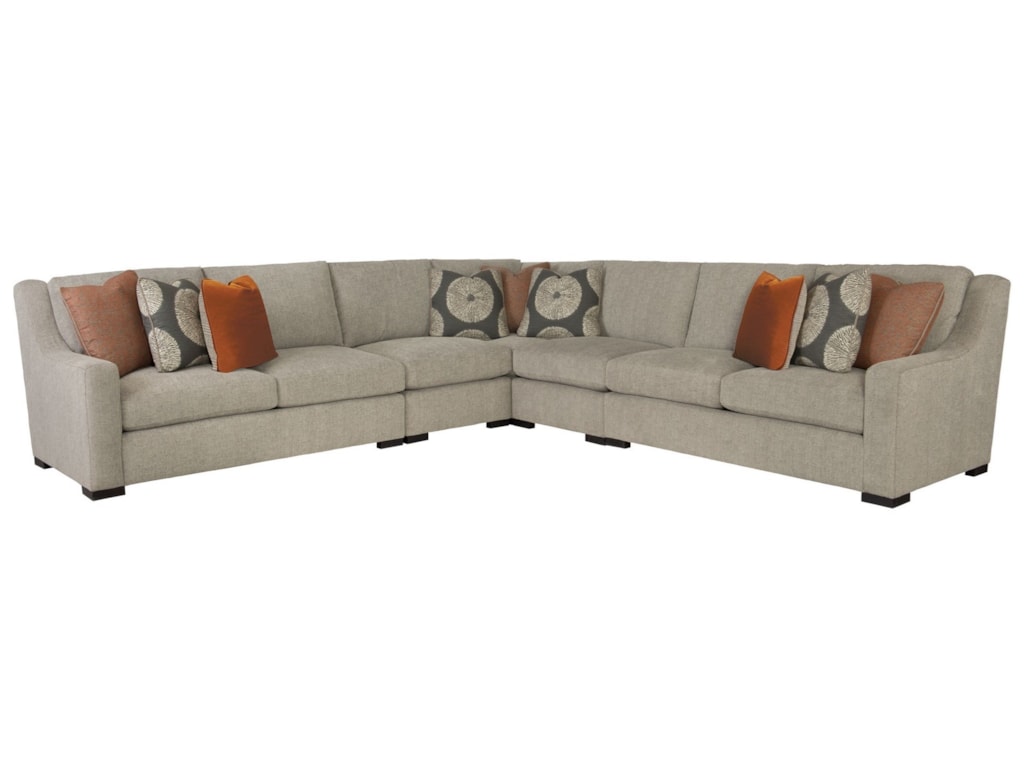Bernhardt Germain Contemporary Sectional With Spring Down Cushions Bernhardt Germain Contemporary Sectional With Spring Down Cushions Belfort Furniture Sofas