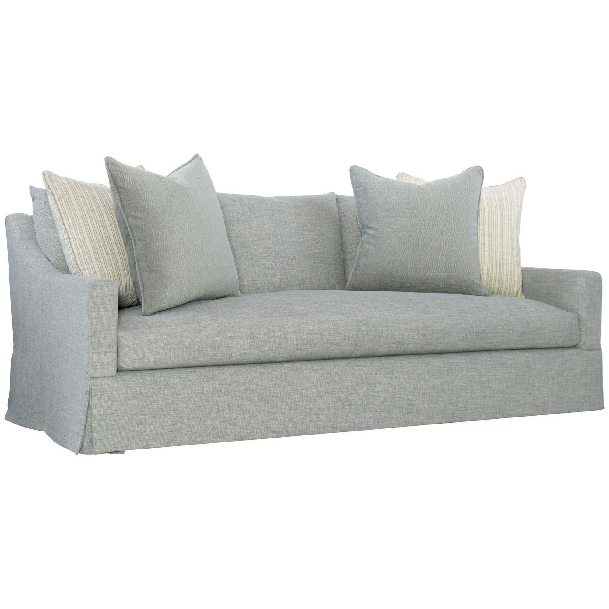 Bernhardt Grace Contemporary Sofa With Feather Down Loose Pillows Sprintz Furniture Sofas