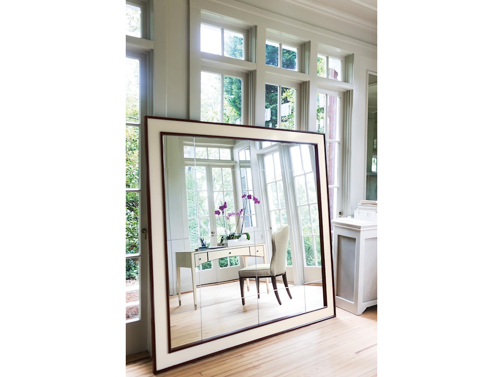Bernhardt Haven Large Mirror With Two Tone Wood Frame Sheely S