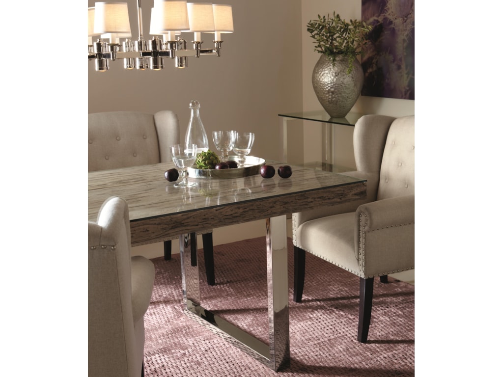 Henley Rustic Modern Dining Table 106 By Bernhardt At Dunk Bright Furniture Henley Rustic Modern Dining Table 106 By Bernhardt At Dunk Bright Furniture