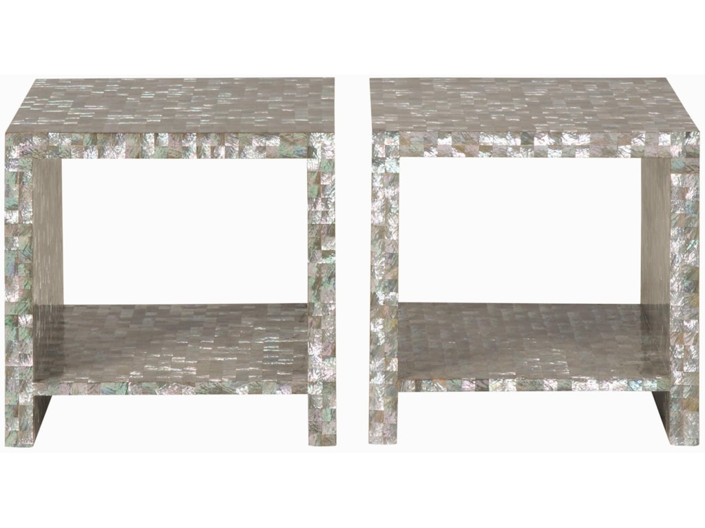 Bernhardt Interiors - AccentsAbalone Shell Bunching Cocktail Table