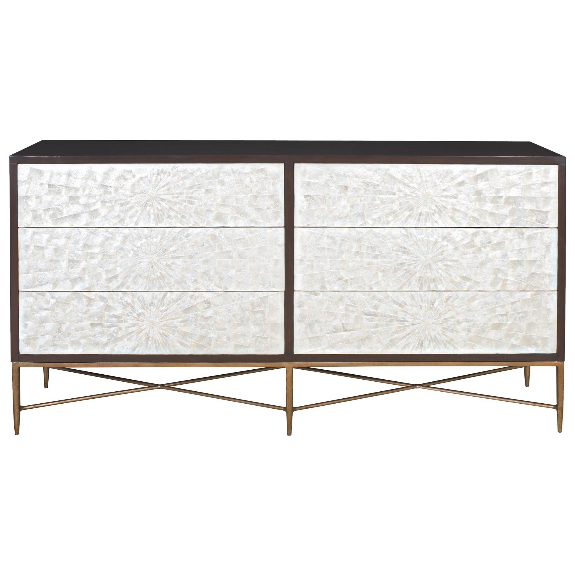 Bernhardt Interiors Adagio 353 052 Contemporary 6 Drawer Dresser