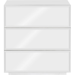 Bernhardt Interiors Argenta 375 214 Contemporary Nightstand With Mirrored Glass Case Dunk Bright Furniture Night Stands