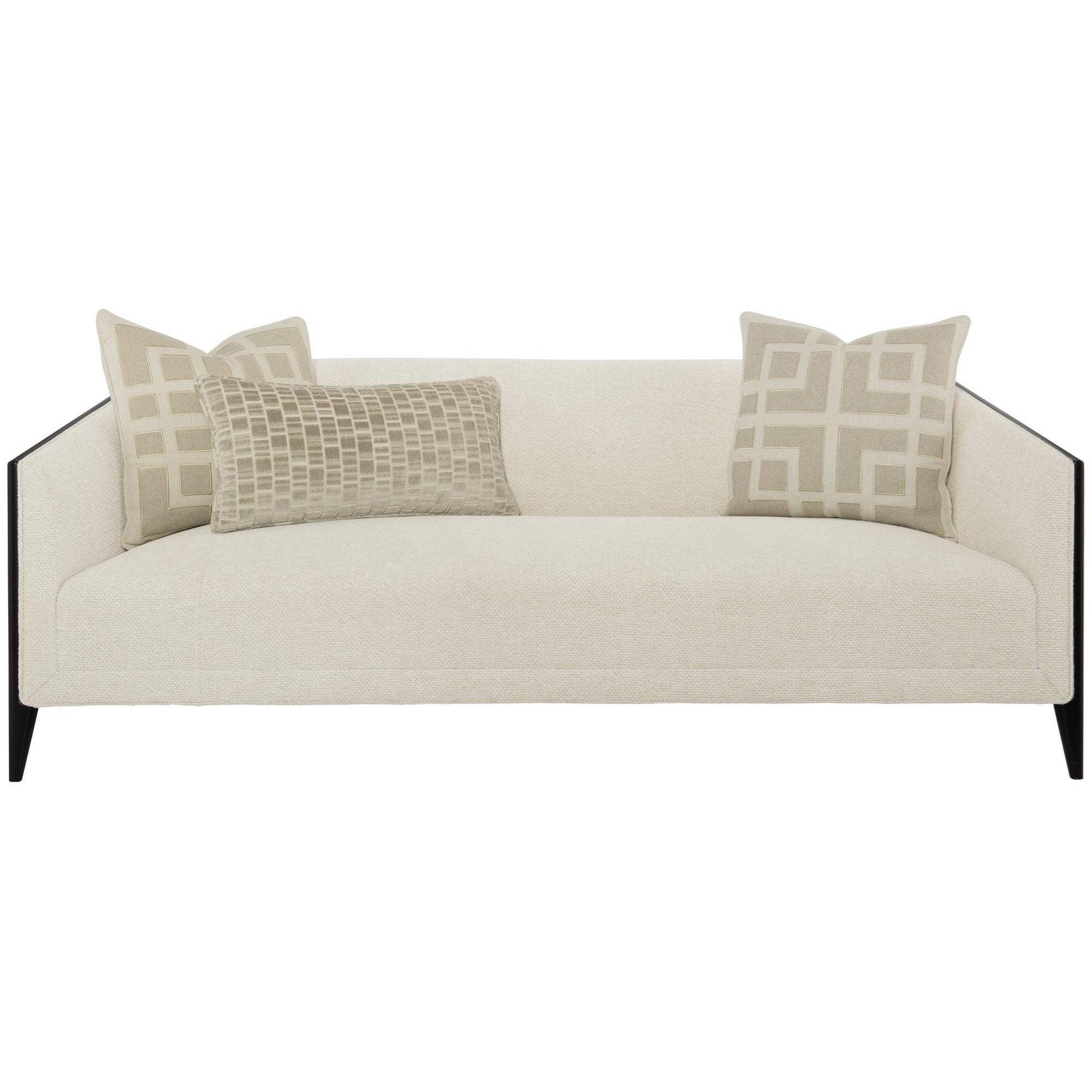 Bernhardt Interiors Aubree Contemporary Sofa With Exposed Wood Frame Wayside Furniture Sofas