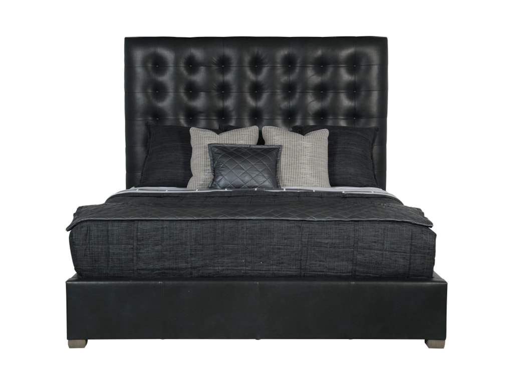 Bernhardt Interiors - BedsQueen Avery Leather Bed
