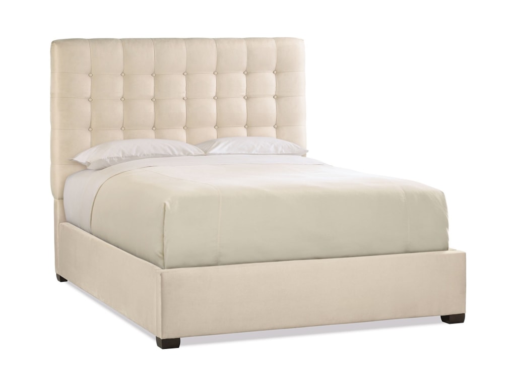 Bernhardt Interiors - BedsQueen Avery Button-Tufted Bed (66