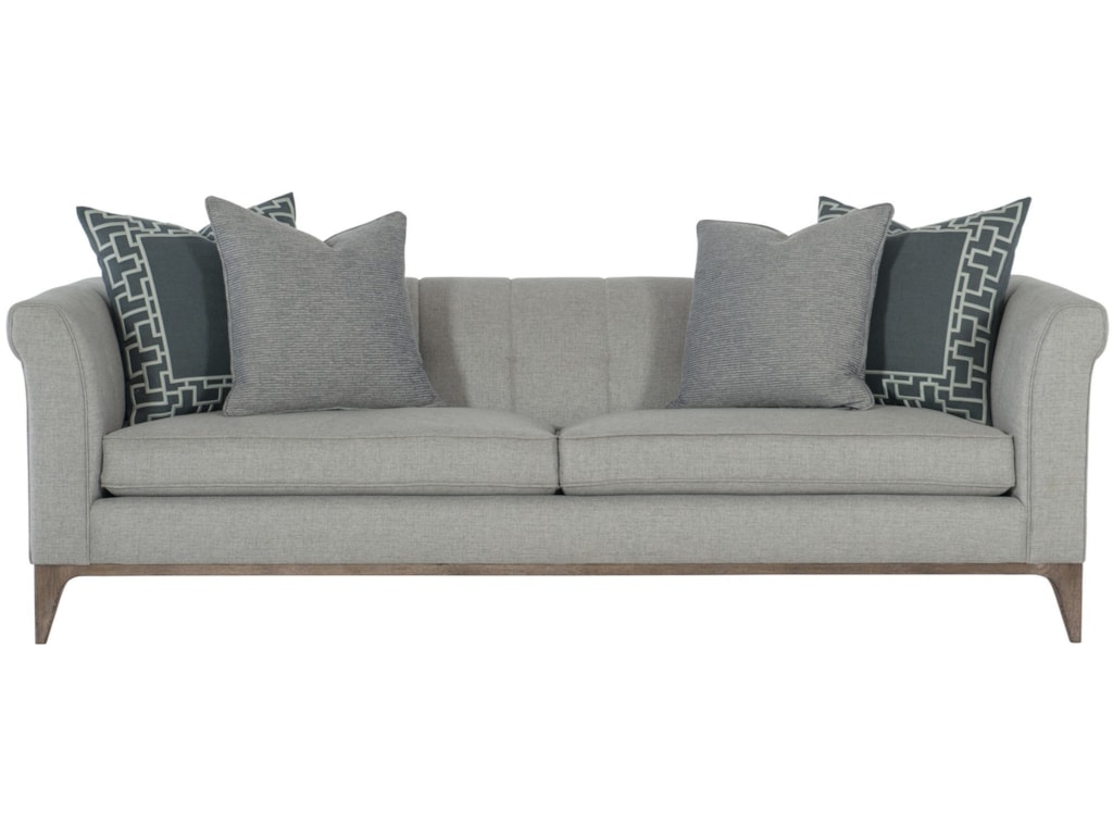 Bernhardt Interiors Burnham N6497 Contemporary Tuxedo Sofa