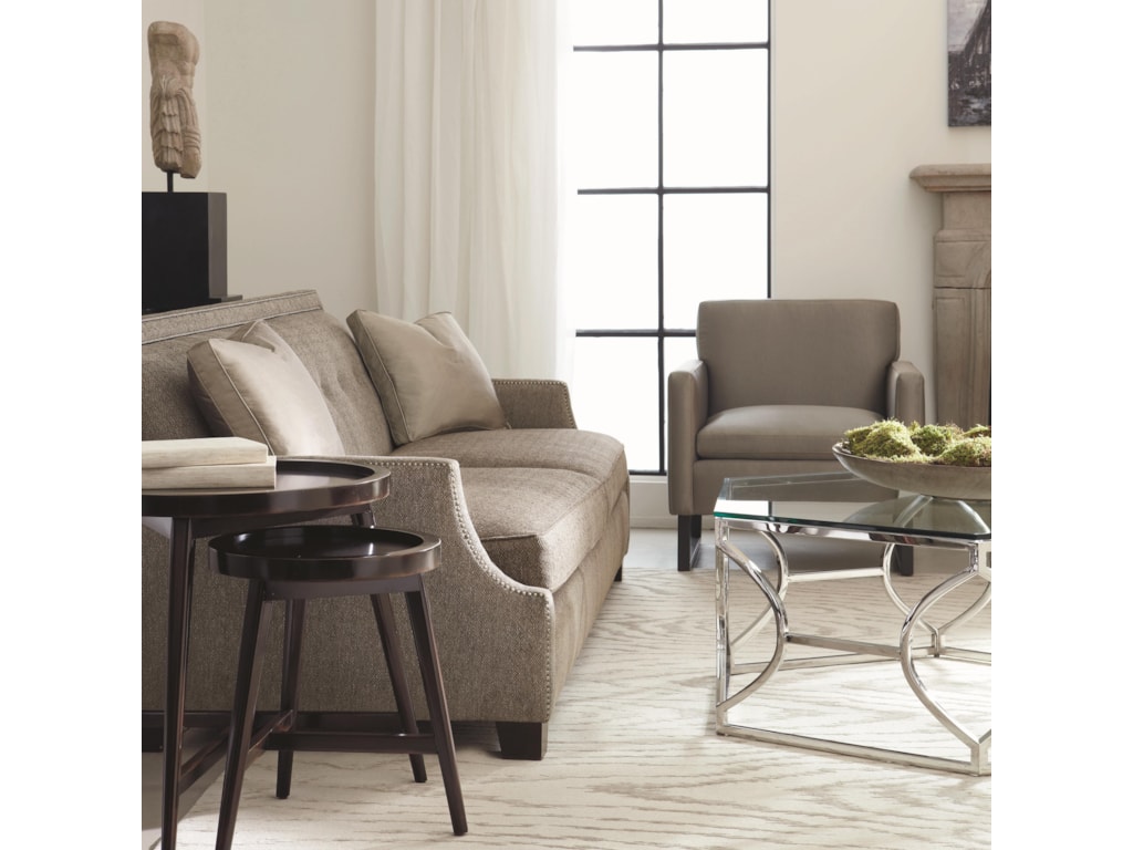Bernhardt Interiors Franco Transitional Sofa With Nailhead Trim Bernhardt Interiors Franco
