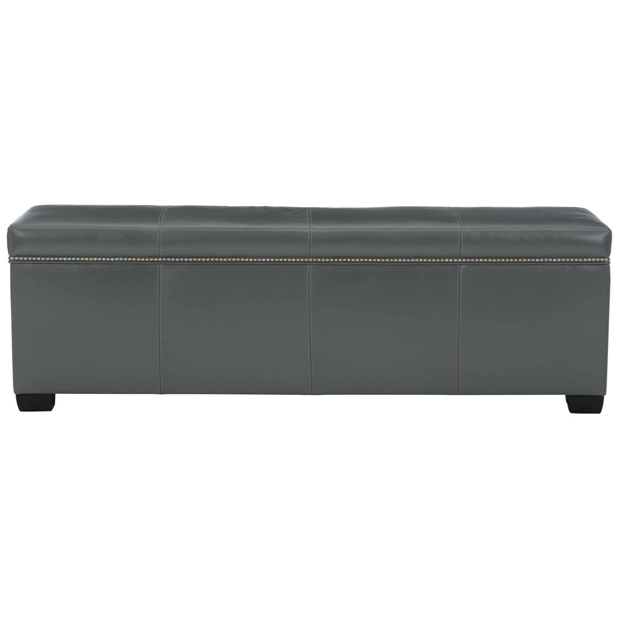 Bernhardt Interiors Hamden 750 B04l Contemporary Leather Bench With Adjustable Glides Dunk Bright Furniture Upholstered Benches
