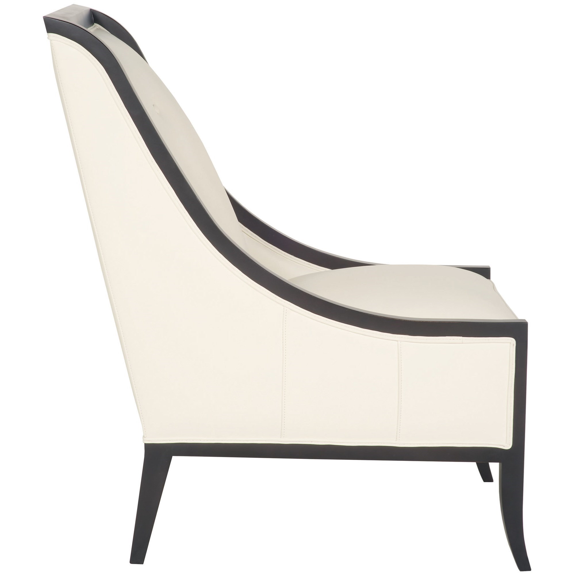 Bernhardt Interiors Henderson N3103l Transitional Upholstered Chair With Exposed Wood Frame Thornton Furniture Exposed Wood Chairs