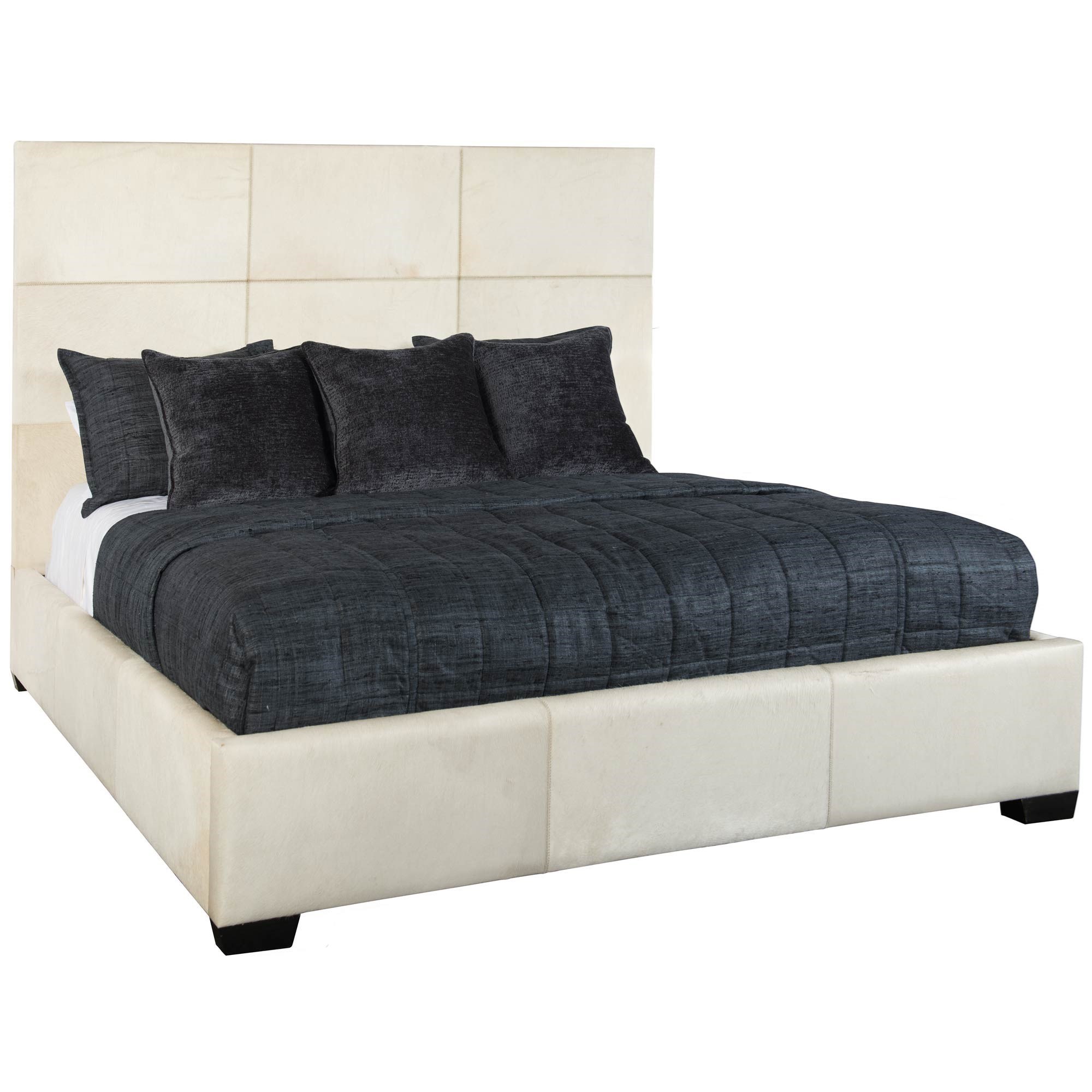 Bernhardt Interiors Jasper King Bed With Upholstered Hair On