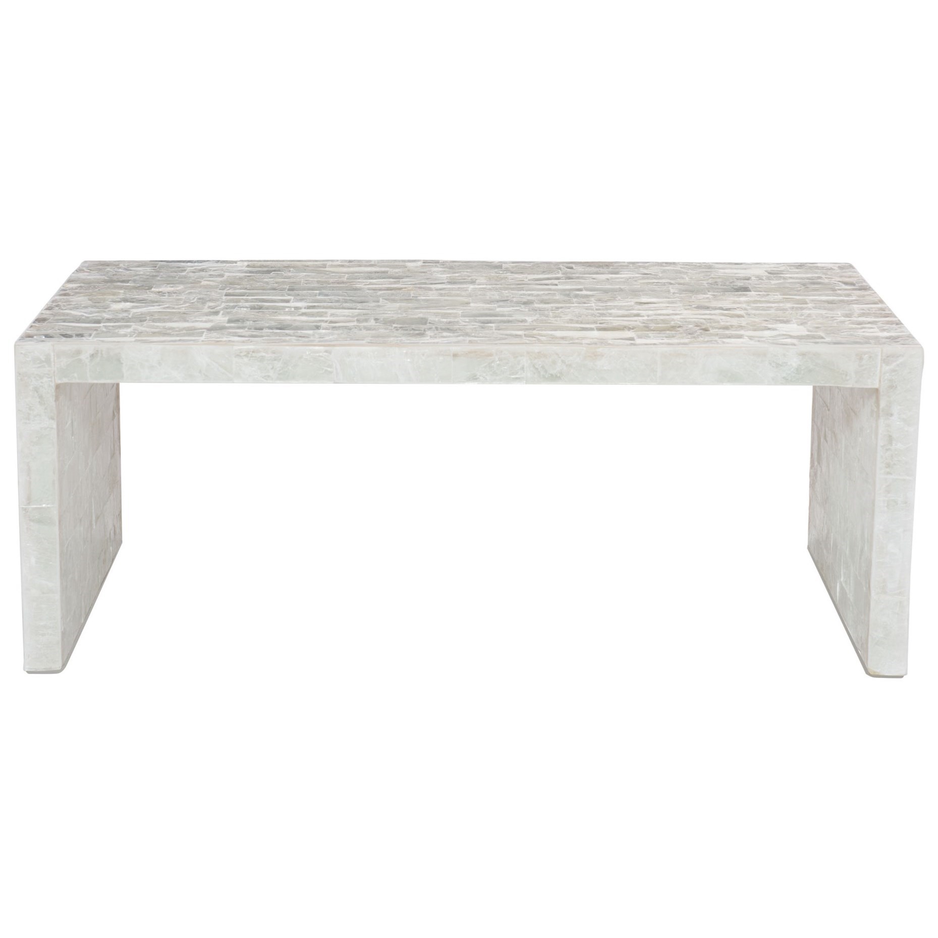 Bernhardt Interiors Levine Cocktail Table With Gypsum Veneers Wayside Furniture Cocktail Coffee Tables