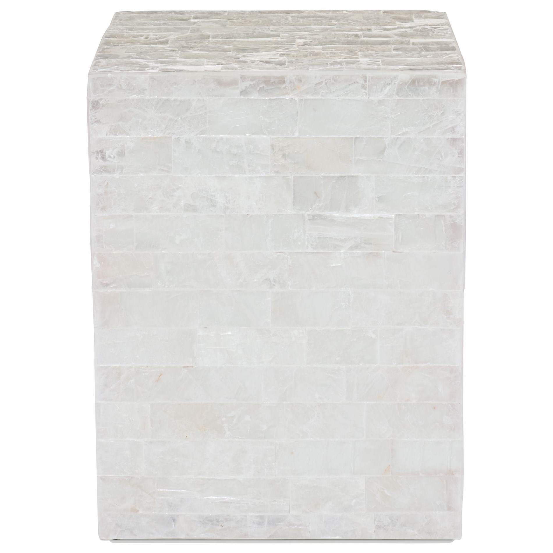 Bernhardt Interiors Levine Chairside Table With Gypsum Veneers Belfort Furniture End Tables