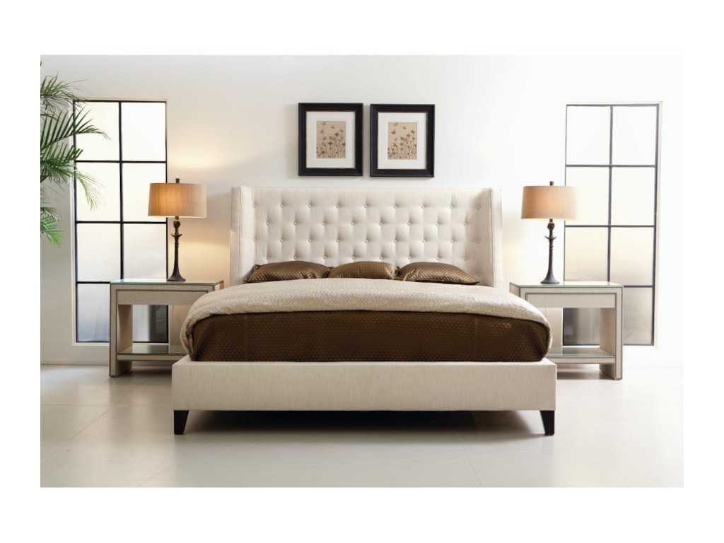 Bernhardt Interiors - MaximeQueen Wing Bed